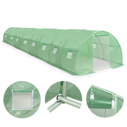 vidaXL Greenhouse | Green | Polyethylene mesh fabric | Large 2