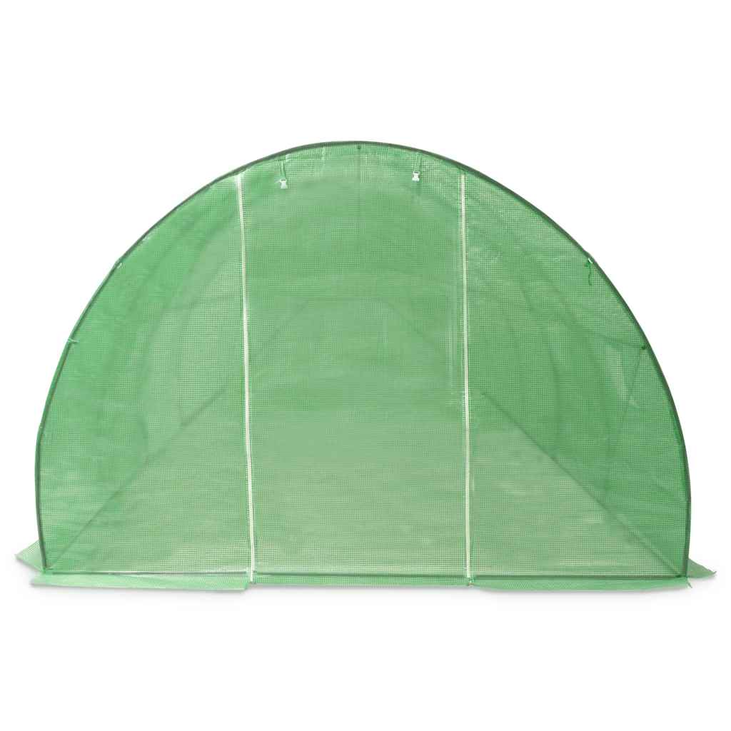 vidaXL Greenhouse | Green | Polyethylene mesh fabric | Large 6