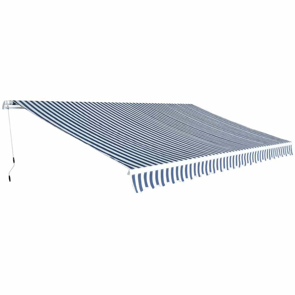 vidaXL Manual Awning 5 x 3 m 100% Polyester