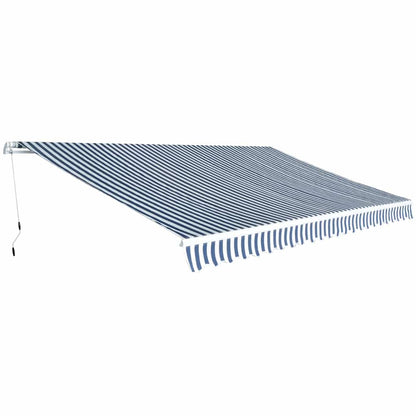 vidaXL Manual Awning 5 x 3 m 100% Polyester