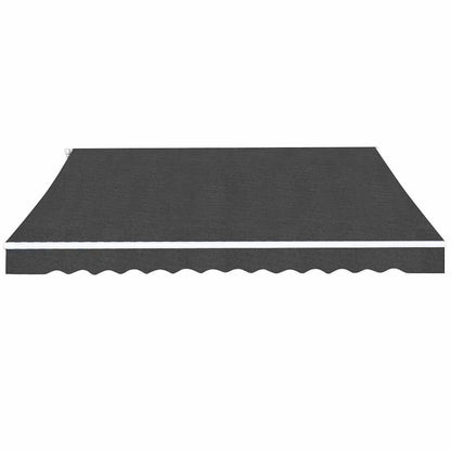 vidaXL Folding Awning Manual Operated 350 cm Anthracite 2