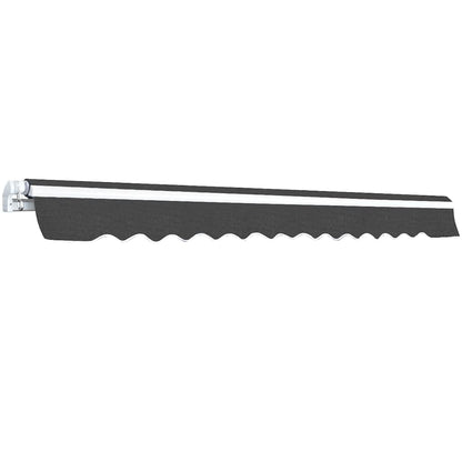 vidaXL Folding Awning Manual Operated 350 cm Anthracite 3