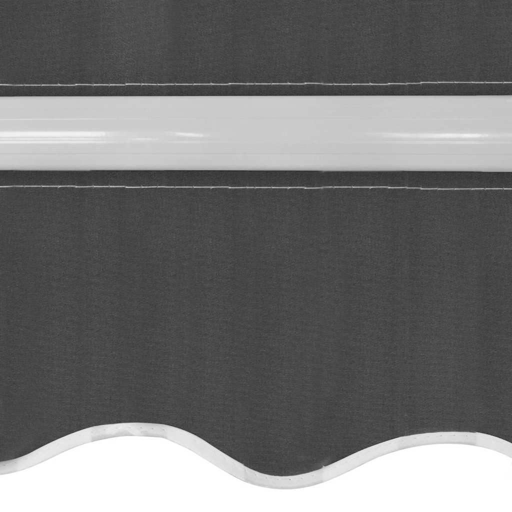 vidaXL Folding Awning Manual Operated 350 cm Anthracite 4