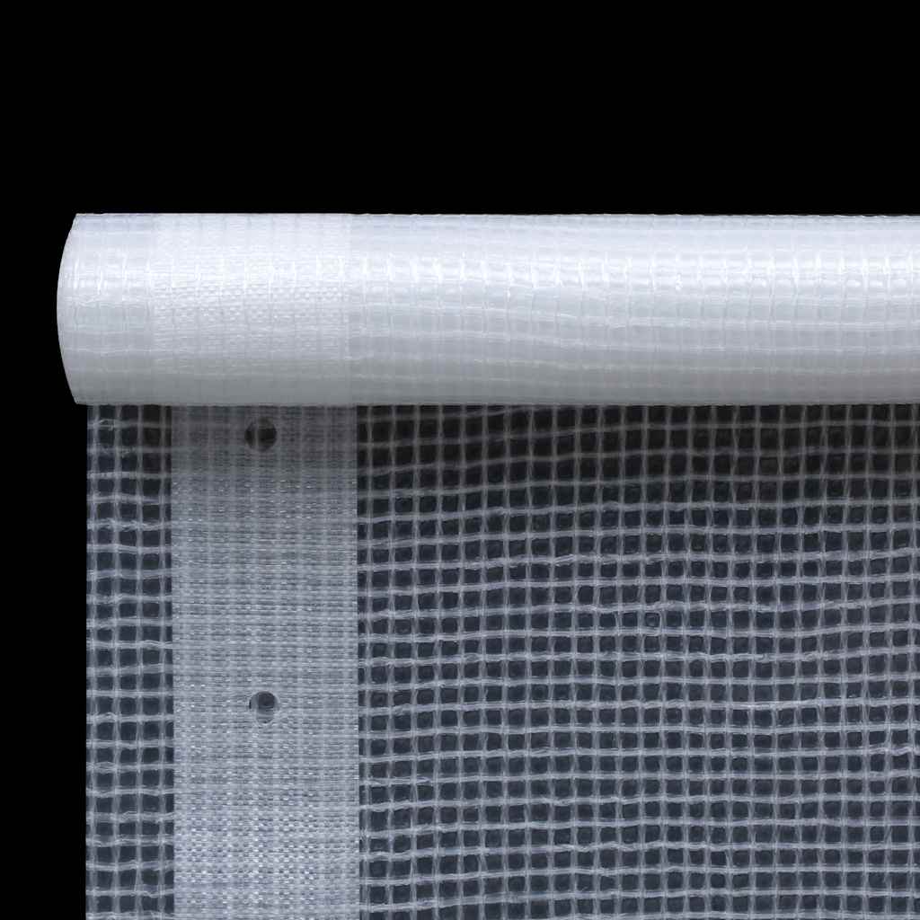 45567 vidaXL Leno Tarpaulin 260 g/m² 4x20 m White 2