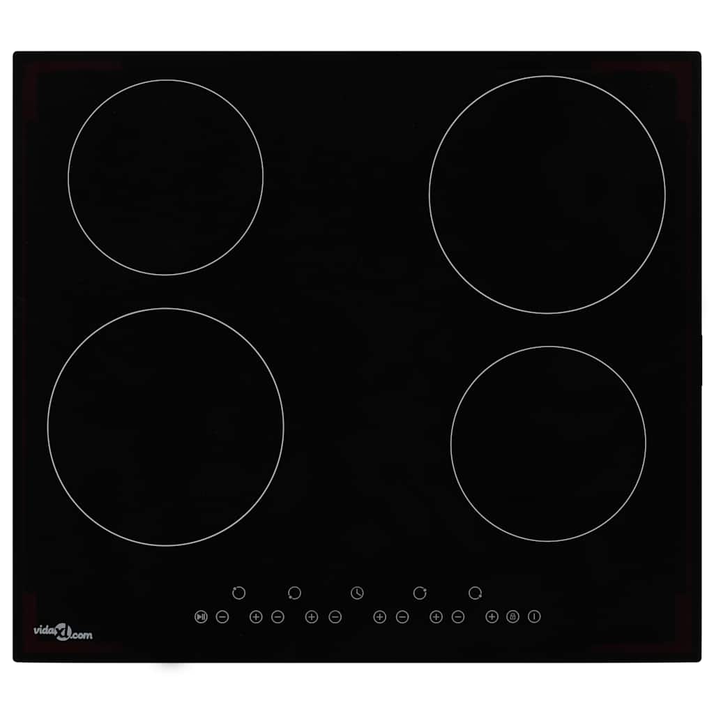 vidaXL Ceramic Hob with 4 Burners Touch Control