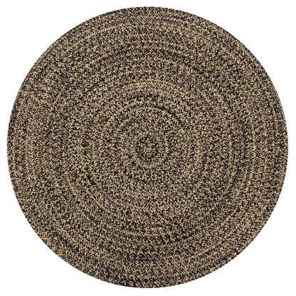 Handmade Rug Jute and Brown 120 cm
