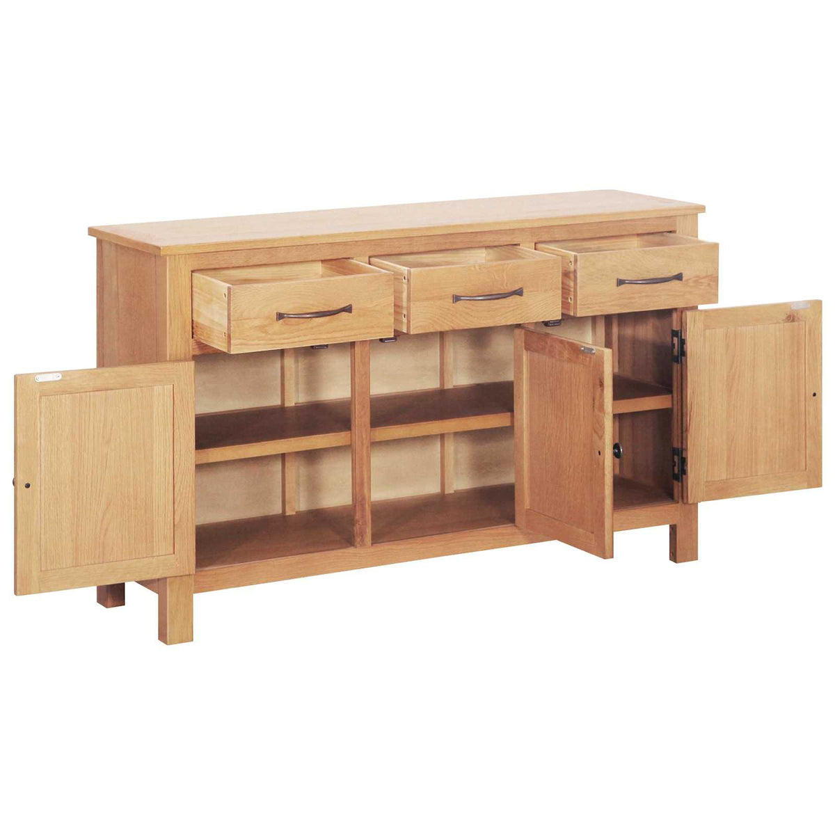 vidaXL Sideboard Brown 112 x 33.5 x 70 cm Solid oak wood 2