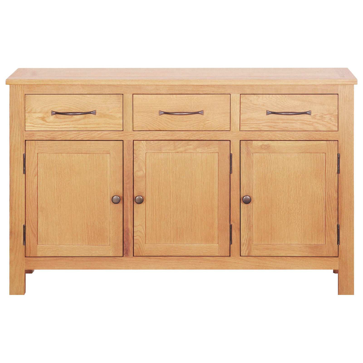 vidaXL Sideboard Brown 112 x 33.5 x 70 cm Solid oak wood 3