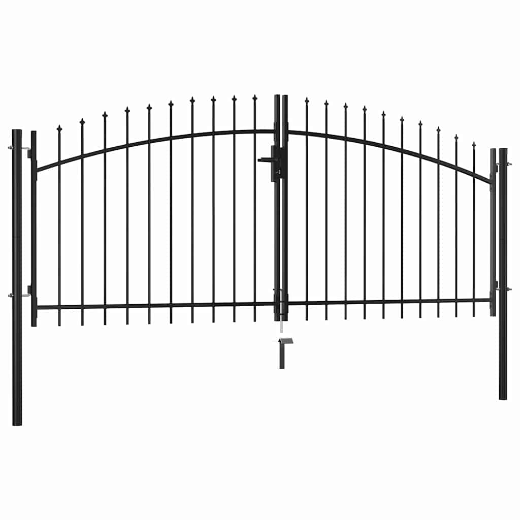 vidaXL Double Gate WOERDEN 400 x 174.5 cm Steel Lockable