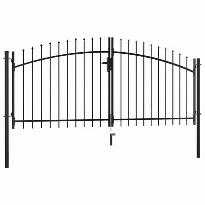 vidaXL Double Gate WOERDEN 400 x 174.5 cm Steel Lockable