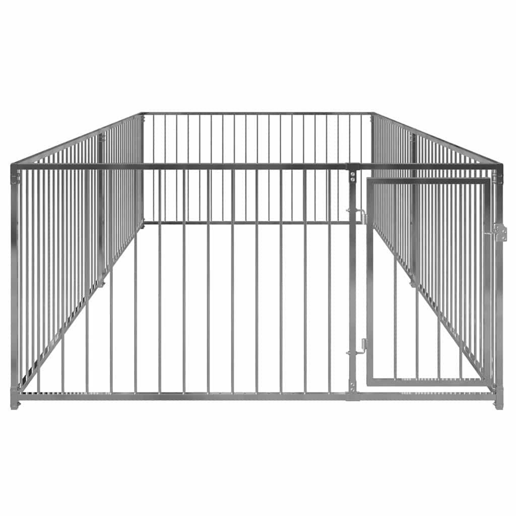 144490 vidaXL Outdoor Dog Kennel 200x400x100 cm 3