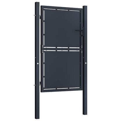 144521 vidaXL Garden Gate Steel 100x175 cm Anthracite 2