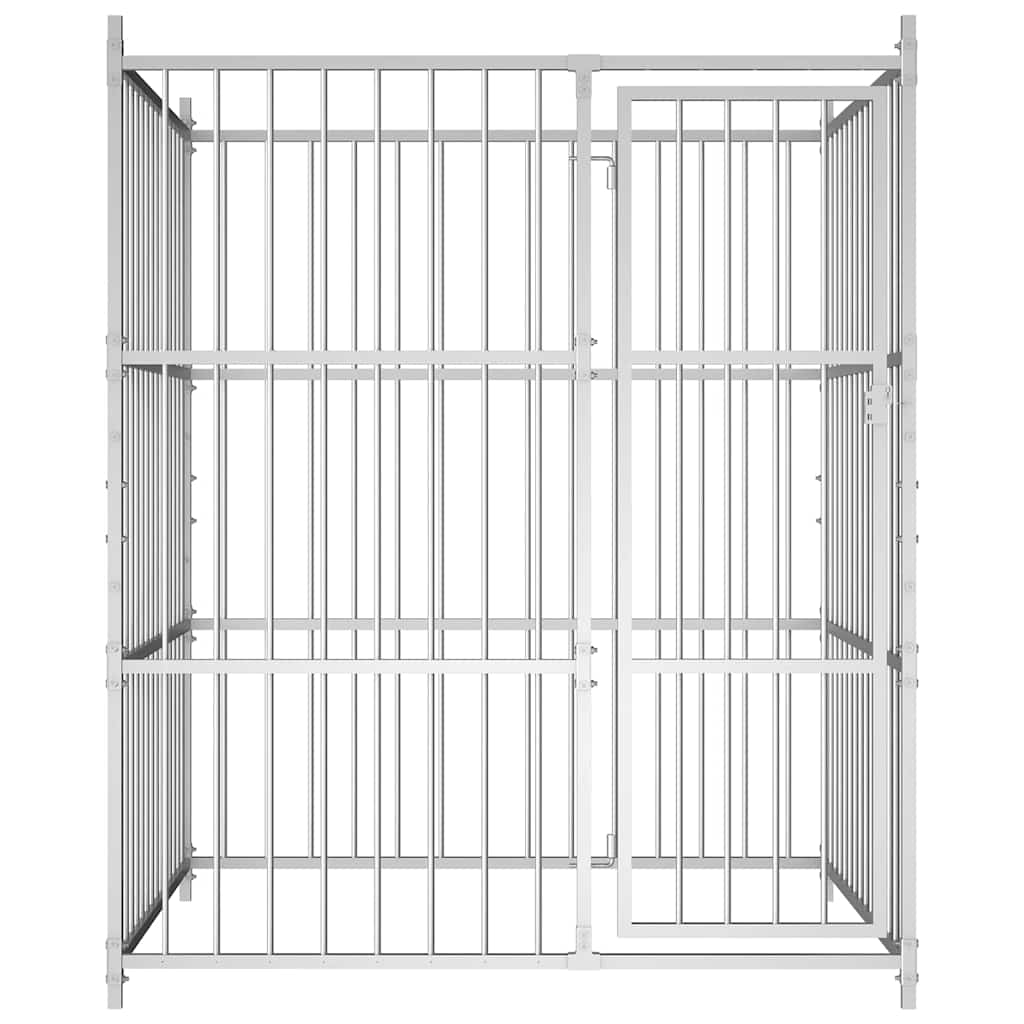 vidaXL Outdoor Dog Kennel 150x150x185 cm 2