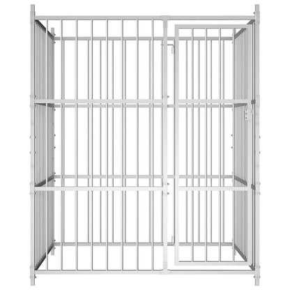 vidaXL Outdoor Dog Kennel 150x150x185 cm 2
