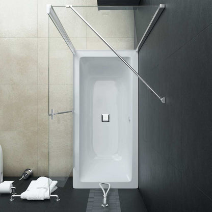 vidaXL Bi-Folding Shower Enclosure ESG 120x68x130 cm 6