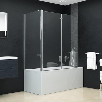 vidaXL Bi-Folding Shower Enclosure ESG 120x68x130 cm 1