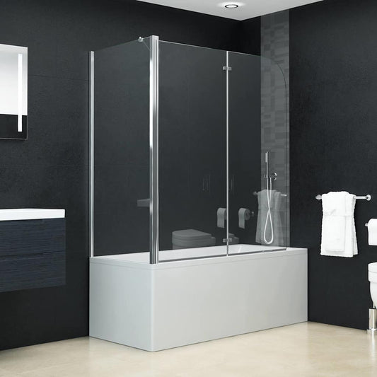 vidaXL Bi-Folding Shower Enclosure ESG 120x68x130 cm 1