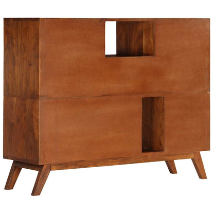 vidaXL Sideboard | Dark Honey | Solid Acacia Wood | Medium | Sideboard 4