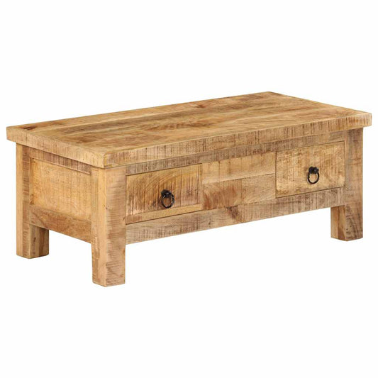 Coffee Table 90x45x35 cm Solid Mango Wood Brown