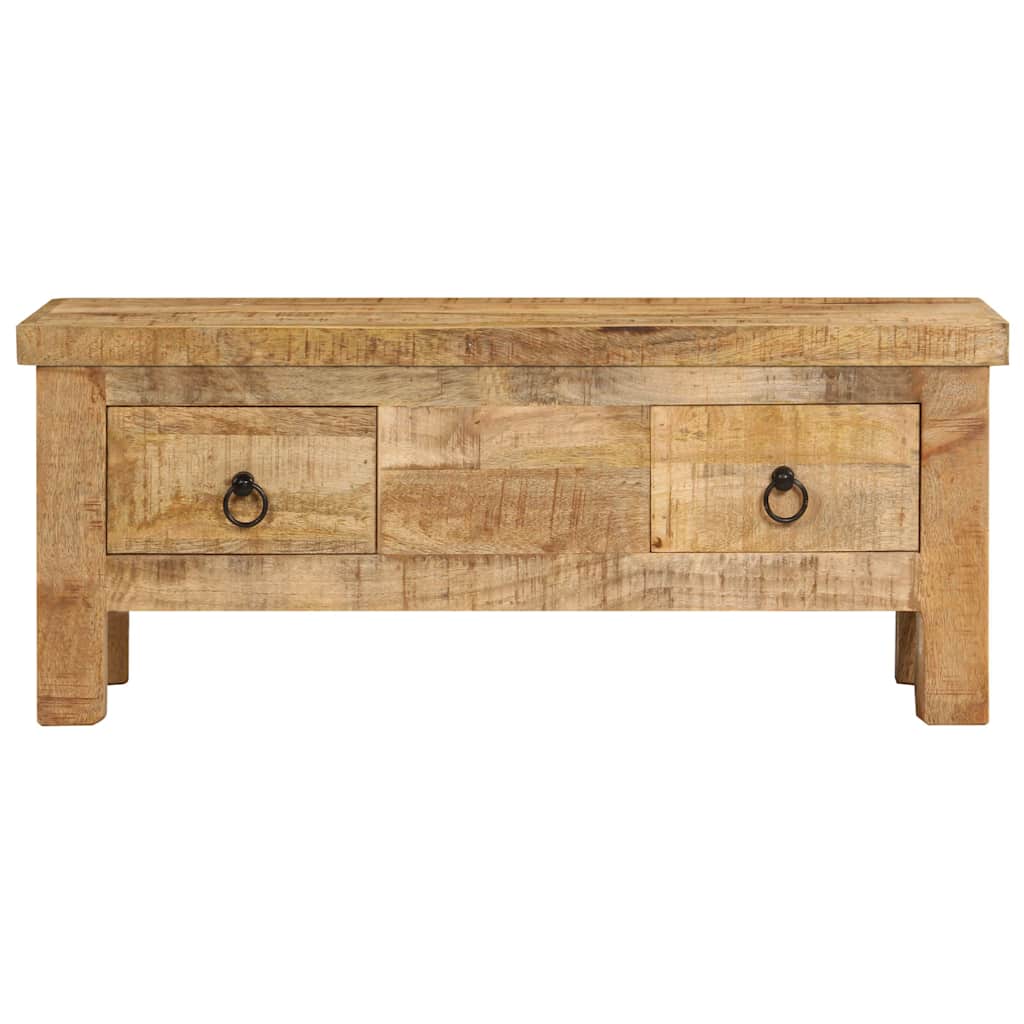 247326 vidaXL Coffee Table 90x45x35 cm Solid Mango Wood 3