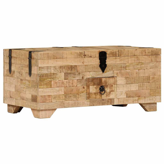 247327 vidaXL Coffee Table Solid Mango Wood 80x40x35 cm 2