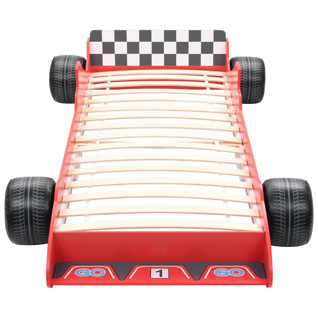 vidaXL Children's Race Car Bed 90x200 cm Red 3