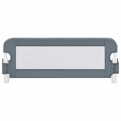 vidaXL Toddler Safety Bed Rail Grey 102x42 cm Polyester 3
