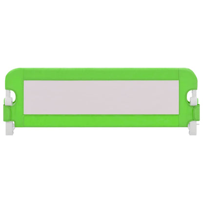 vidaXL Toddler Safety Bed Rail Green 120x42 cm Polyester 3