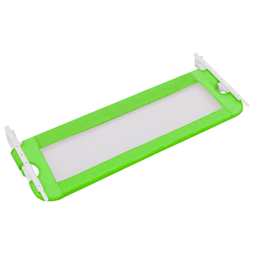 vidaXL Toddler Safety Bed Rail Green 120x42 cm Polyester 4