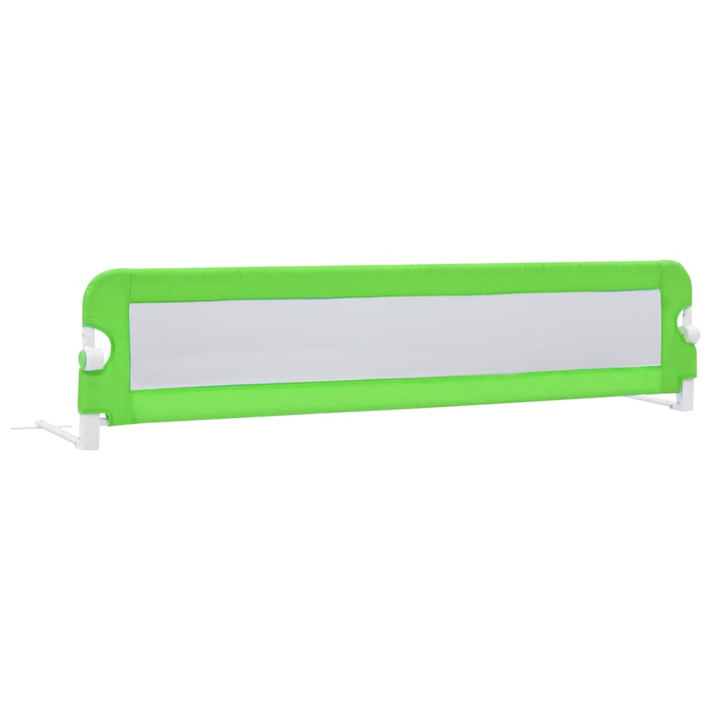 vidaXL Toddler Safety Bed Rail Green 180x42 cm Polyester 2