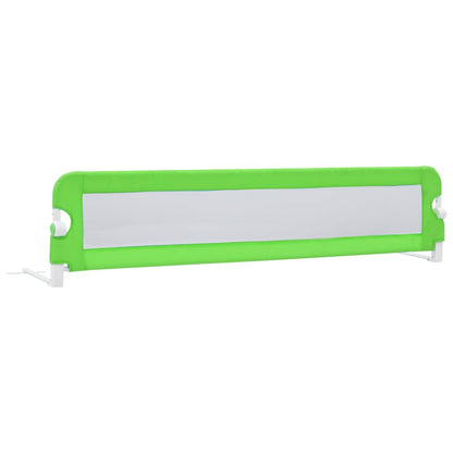 vidaXL Toddler Safety Bed Rail Green 180x42 cm Polyester 2