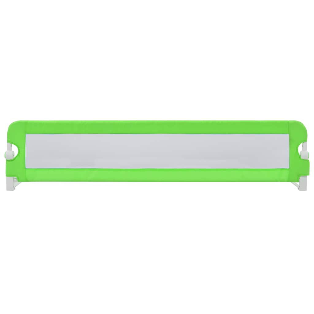 vidaXL Toddler Safety Bed Rail Green 180x42 cm Polyester 3