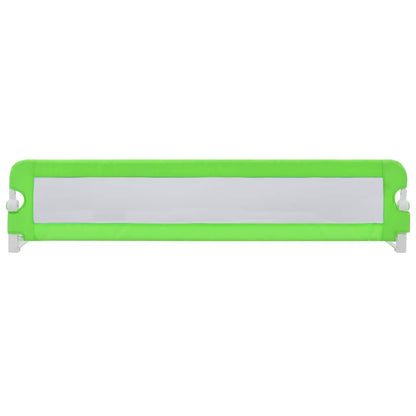 vidaXL Toddler Safety Bed Rail Green 180x42 cm Polyester 3
