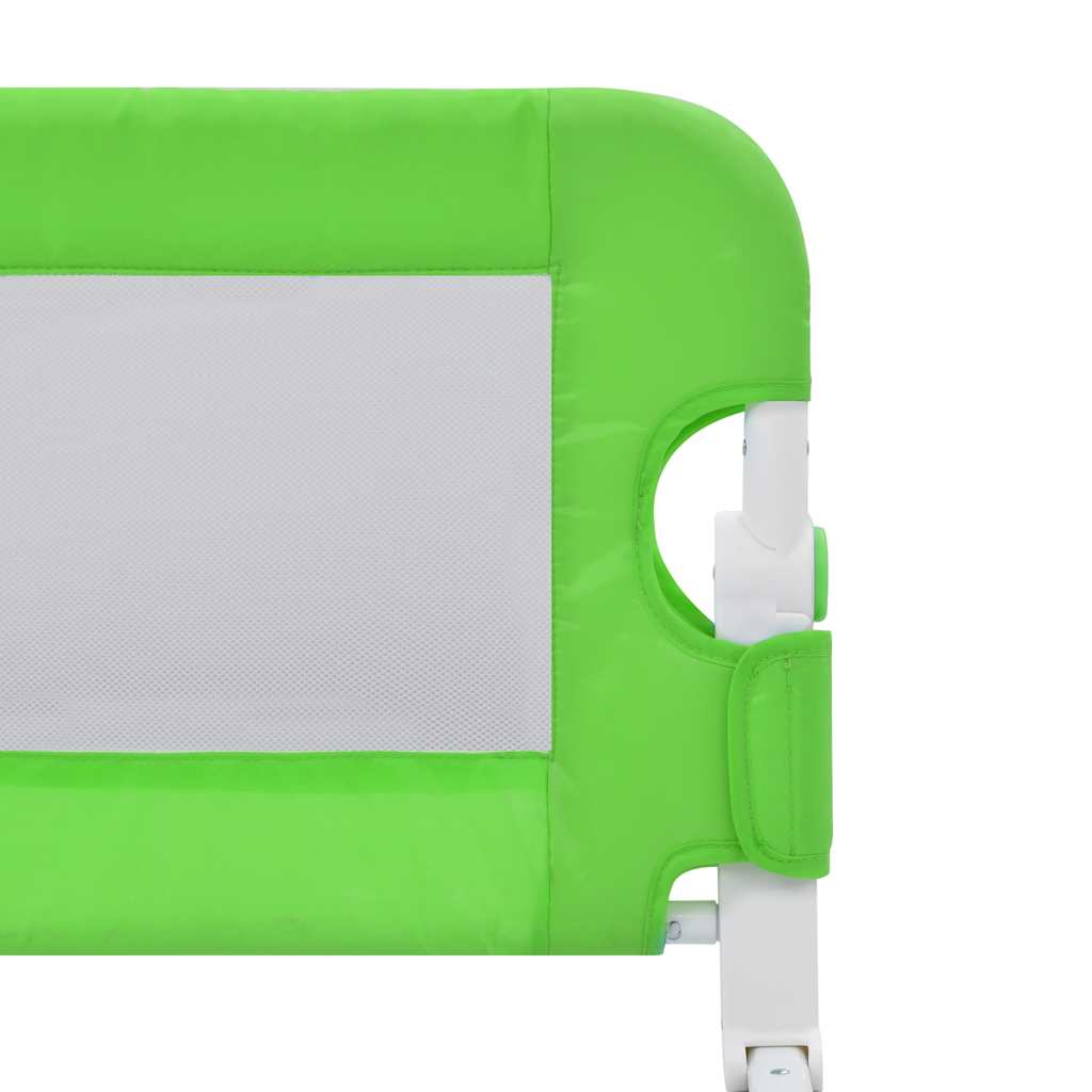 vidaXL Toddler Safety Bed Rail Green 180x42 cm Polyester 5
