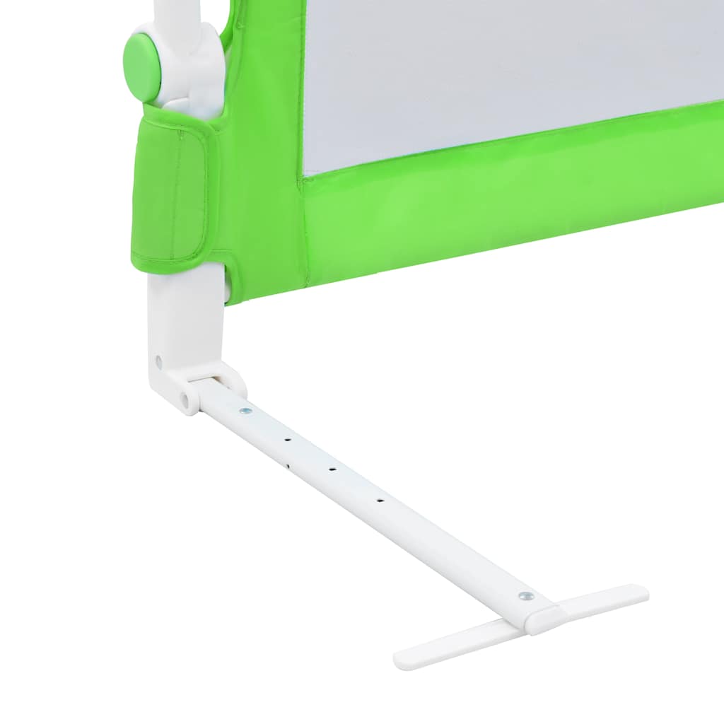vidaXL Toddler Safety Bed Rail Green 180x42 cm Polyester 6