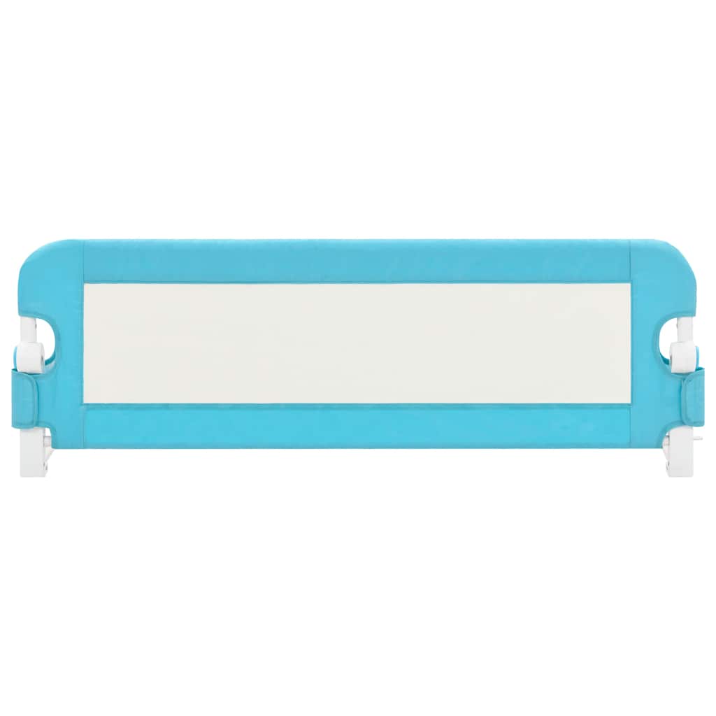 vidaXL Toddler Safety Bed Rail Blue 120x42 cm Polyester 3