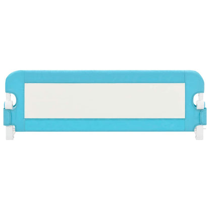 vidaXL Toddler Safety Bed Rail Blue 120x42 cm Polyester 3