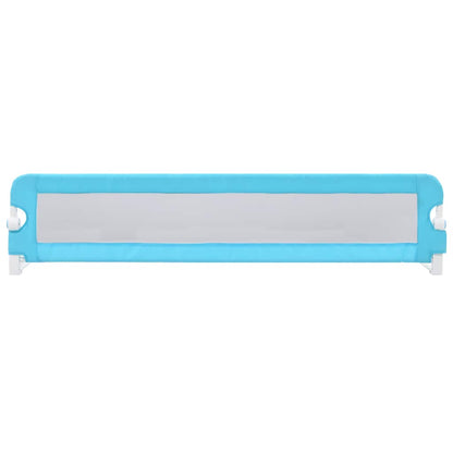 vidaXL Toddler Safety Bed Rail Blue 180x42 cm Polyester 3