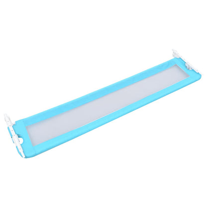 vidaXL Toddler Safety Bed Rail Blue 180x42 cm Polyester 4