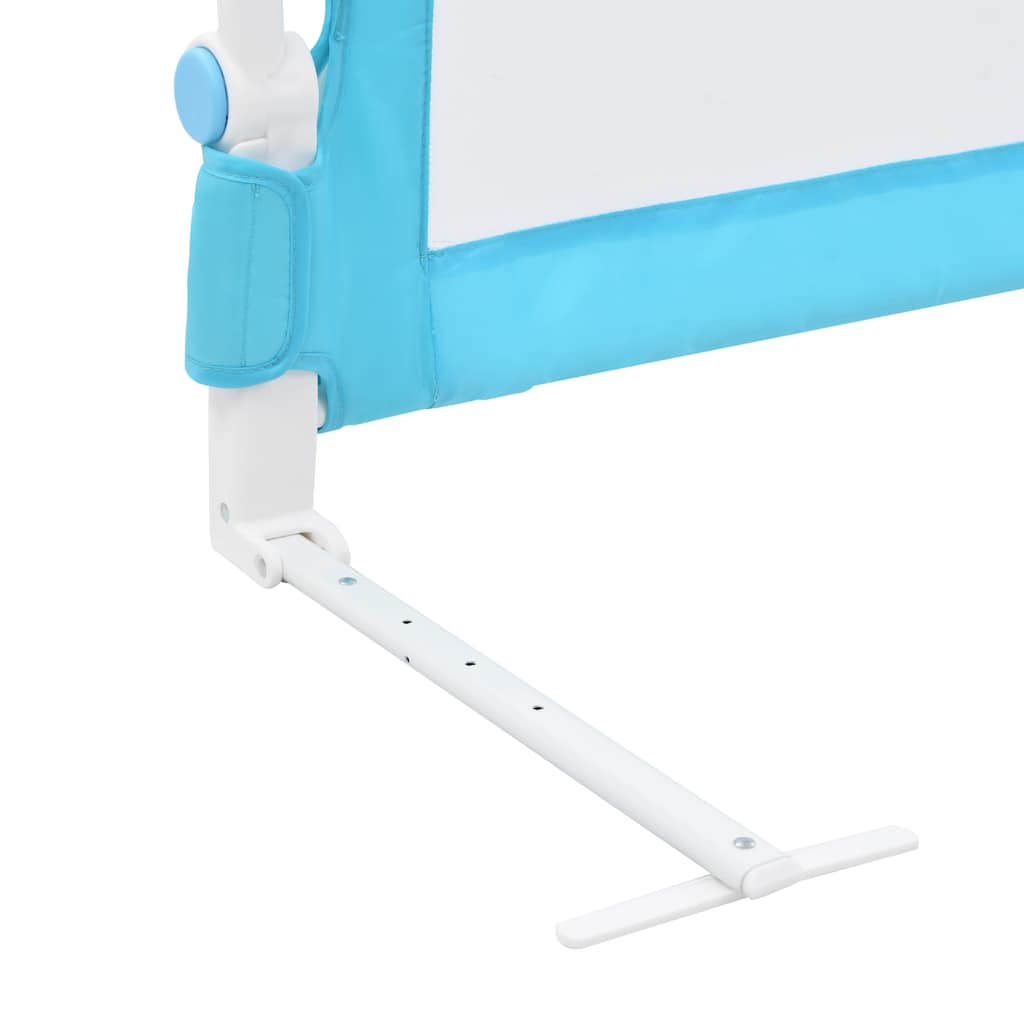 vidaXL Toddler Safety Bed Rail Blue 180x42 cm Polyester 6