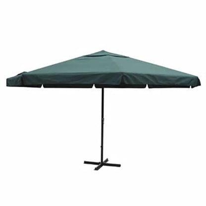 vidaXL Garden Parasol Green Aluminium 500 cm 1