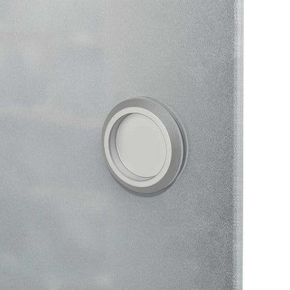 vidaXL Sliding Door Glass and Aluminium 178 cm Silver 3