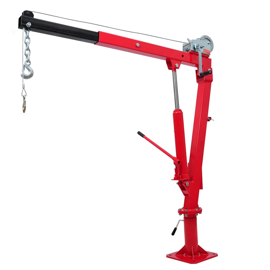 vidaXL Truck Pick-up Crane with Cable & Winch 1