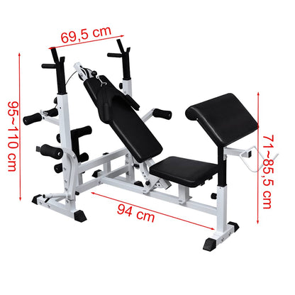 vidaXL Weight Multi Bench 6