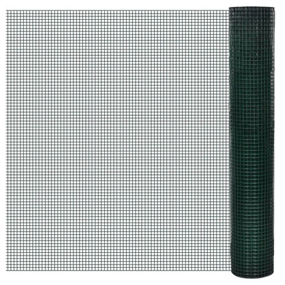 Welded Wire Fence 1000 x 40 cm Green Length 25 mm 10 x 0.4 m – 50 x 0.8 m 25 x 1 m