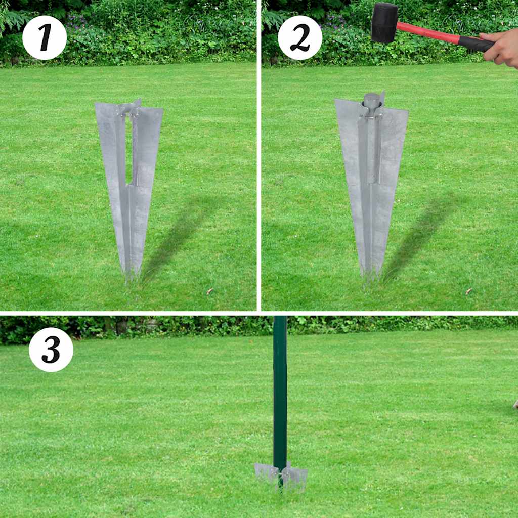 Euro Fence Steel 10x1,7 m Green 1.5 m
