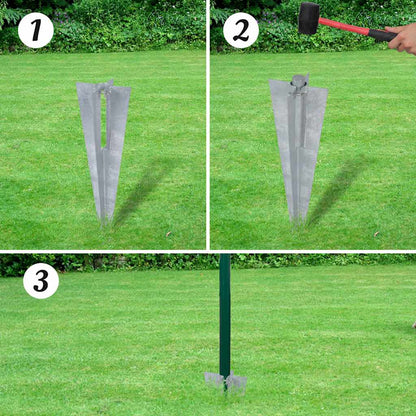 Euro Fence Steel 10x1,7 m Green 1.5 m