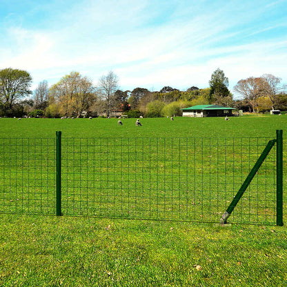 Euro Fence Steel 10x1,7 m Green 1.5 m