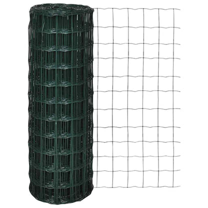 Euro Fence Steel 10x1,7 m Green 10 m 1.2 m
