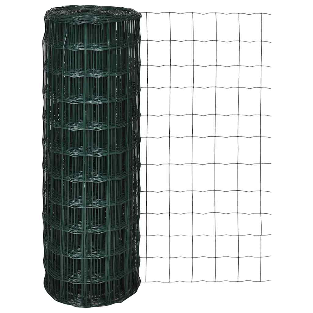 Euro Fence Steel 10x1,7 m Green 10 m 1.5 m